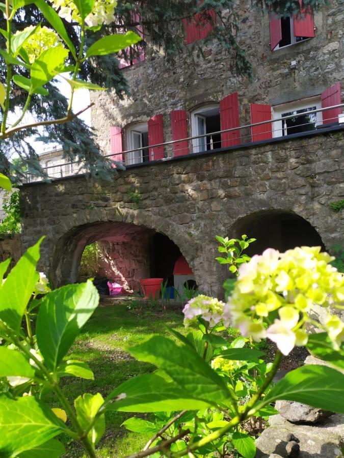 Chambres D'Hotes "Au Pied De La Bealiere" Montpezat-sous-Bauzon Luaran gambar