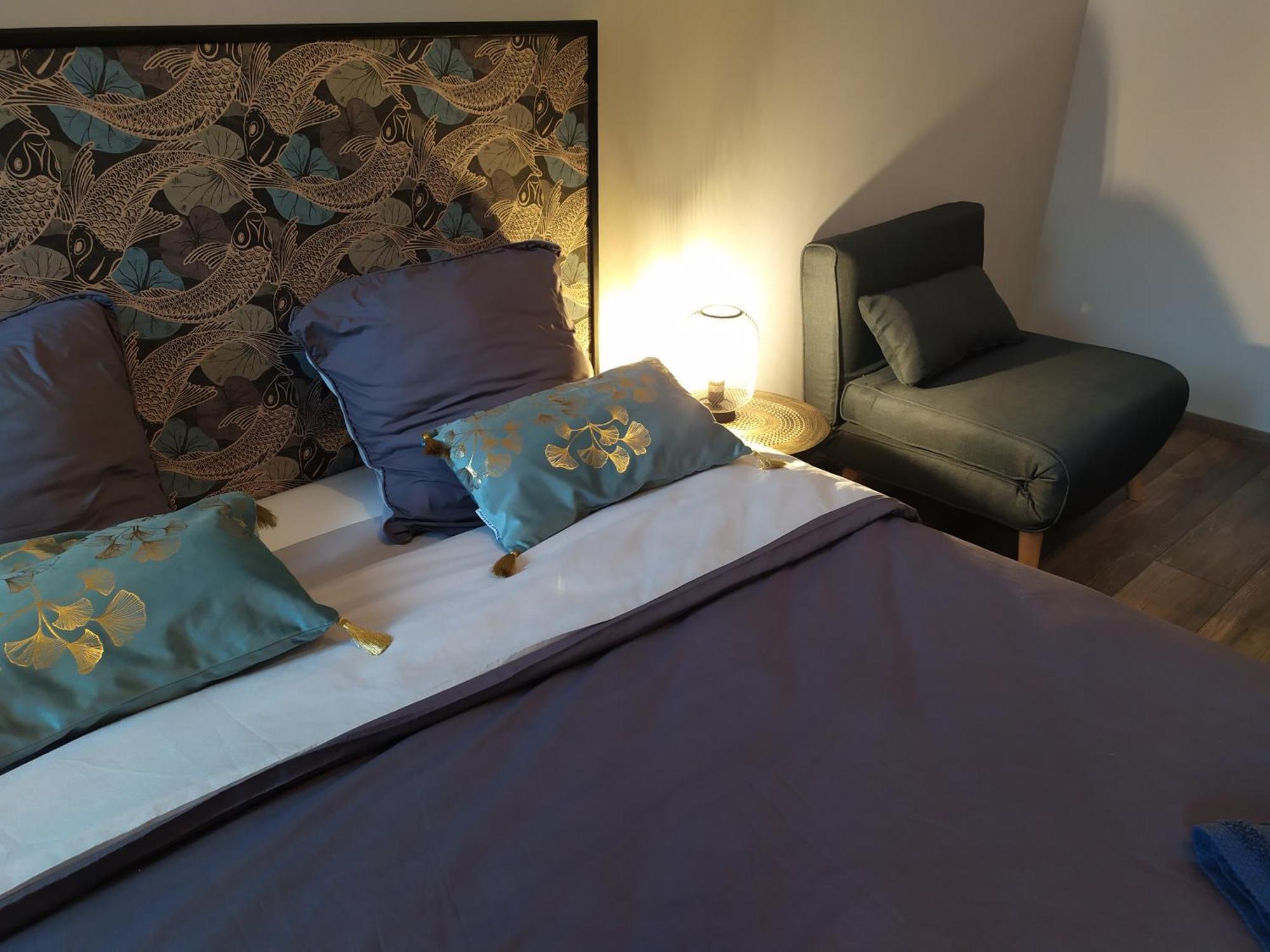 Chambres D'Hotes "Au Pied De La Bealiere" Montpezat-sous-Bauzon Bilik gambar